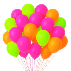 GLOBOLANDIA GLOBOS FLUO SURTIDOS 10" x 50u